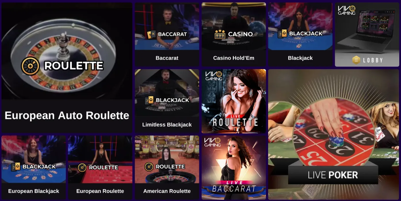Paradise8 Casino juegos en vivo con ruleta, blackjack, baccarat y poker en vivo
